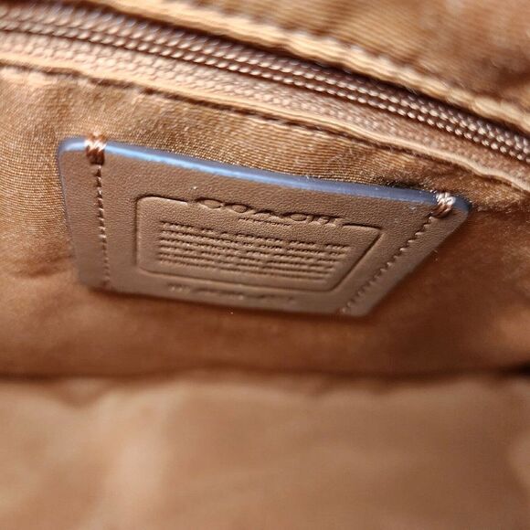 NWT COACH 2553 Katy Satchel Bag Crossgrain Leather Crossbody Silver/Vanilla - Picture 6 of 8